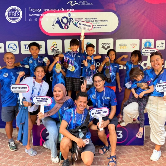 PBIS Swimmers at the Asian Open Schools Invitational